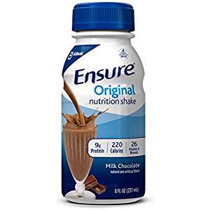 Ensure Original Nutrition Shake, Milk Chocolate, 24 Count